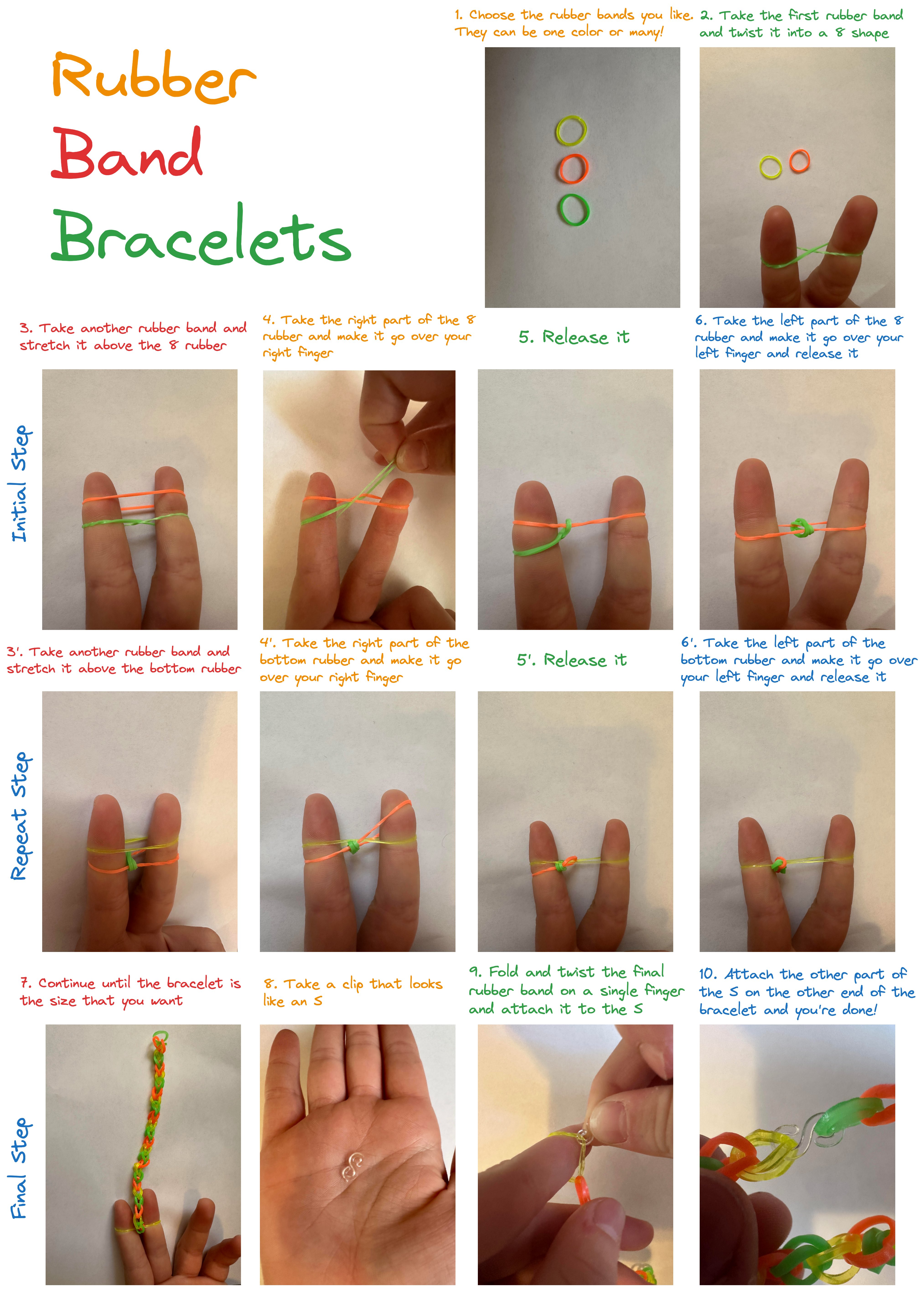 Vjeux » Rubber Band Bracelet Instructions